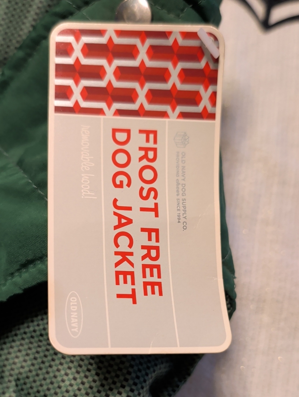 Old Navy Frost Free Dog Jacket - Green